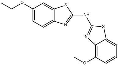 6-ethoxy-N-(4-methoxybenzo[d]thiazol-2-yl)benzo[d]thiazol-2-amine Structure