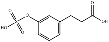 3-(3-sulfooxyphenyl)propanoic acid 구조식 이미지