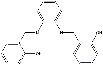 N,N'-Bis(salicylidene)-1,2-phenylenediamine Structure