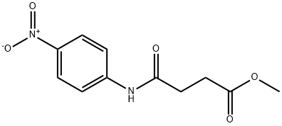 methyl 4-[(4-nitrophenyl)amino]-4-oxobutanoate Structure