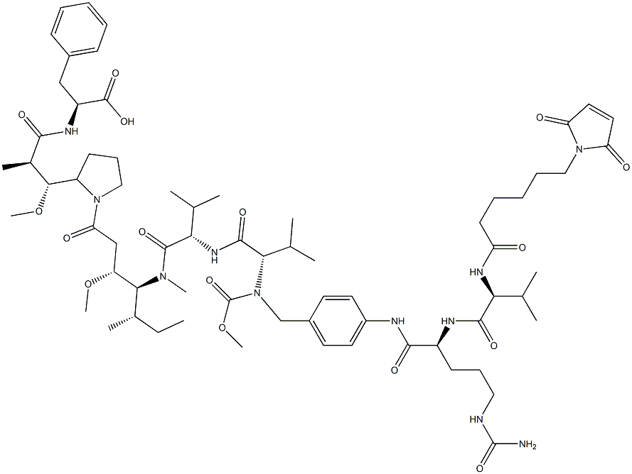 MC-VC-PAB-MMAF Structure