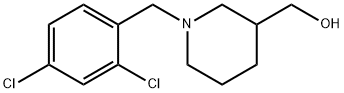 {1-[(2,4-dichlorophenyl)methyl]piperidin-3-yl}methanol Structure