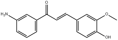 1-(3-Amino-phenyl)-3-(4-hydroxy-3-methoxy-phenyl)-propenone Structure