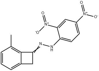 N-[(5-methyl-7-bicyclo[4.2.0]octa-1,3,5-trienylidene)amino]-2,4-dinitroaniline Structure
