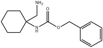 benzyl N-[1-(aminomethyl)cyclohexyl]carbamate Structure