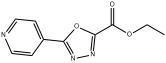 Ethyl 5-(pyridin-4-yl)-1,3,4-oxadiazole-2-carboxylate Structure