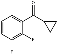 2,3-DIFLUOROPHENYL CYCLOPROPYL KETONE Structure