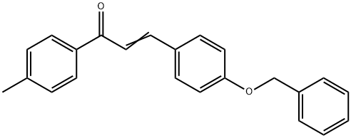 (2E)-3-[4-(benzyloxy)phenyl]-1-(4-methylphenyl)prop-2-en-1-one 구조식 이미지