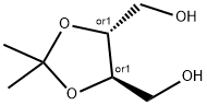 [(4S,5S)-5-(hydroxymethyl)-2,2-dimethyl-1,3-dioxolan-4-yl]methanol 구조식 이미지