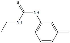 Thiourea,N-ethyl-N'-(3-methylphenyl)- Structure