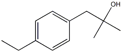 1-(4-ethylphenyl)-2-methylpropan-2-ol 구조식 이미지