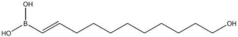 Boronic acid, (11-hydroxy-1-undecenyl)-, (E)- Structure