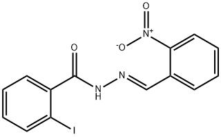 2-iodo-N'-(2-nitrobenzylidene)benzohydrazide Structure