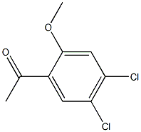 1-(4,5-dichloro-2-methoxyphenyl)ethanone Structure