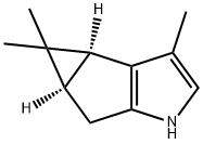 (3BS,4AR)-3,4,4-TRIMETHYL-3B,4,4A,5-TETRAHYDRO-1H-CYCLOPROPA[3,4]CYCLOPENTA[1,2-B]PYRROLE Structure