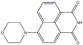 6-morpholin-4-ylbenzo[de]isoquinoline-1,3-dione 구조식 이미지