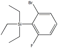 (2-bromo-6-fluorophenyl)-triethylsilane Structure