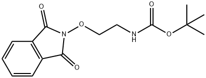 tert-butyl N-{2-[(1,3-dioxo-2,3-dihydro-1H-isoindol-2-yl)oxy]ethyl}carbamate Structure