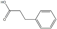 Benzenepropanoic acid Structure