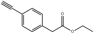 4-Ethynyl-benzeneacetic acid ethyl ester Structure