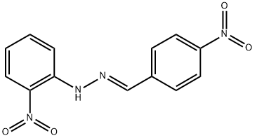 1-(4-nitrobenzylidene)-2-(2-nitrophenyl)hydrazine Structure
