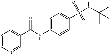 N-[4-(tert-butylsulfamoyl)phenyl]pyridine-3-carboxamide Structure