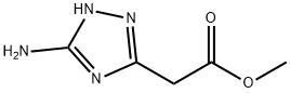 methyl (5-amino-1H-1,2,4-triazol-3-yl)acetate Structure