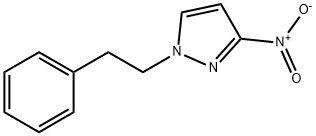 3-nitro-1-(2-phenylethyl)-1H-pyrazole 구조식 이미지