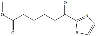 Methyl 6-(2-thiazolyl)-6-oxohexanoate 구조식 이미지