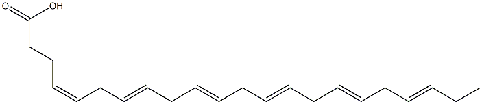 cis-Docosa-4,7,10,13,16,19-hexaenoic acid Structure