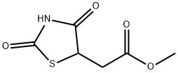 methyl 2-(2,4-dioxothiazolidin-5-yl)acetate Structure