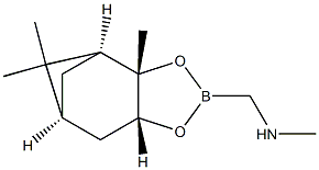 4,6-methano-1,3,2-benzodioxaborole-2-methanamine, hexahydro-N,3a,8,8-tetramethyl-, (3aS,4S,6S,7aR)- 구조식 이미지