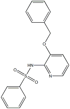 N-(3-phenylmethoxypyridin-2-yl)benzenesulfonamide Structure