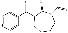 1-ethenyl-3-(pyridine-4-carbonyl)azepan-2-one Structure