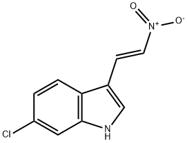 6-CHLORO-3-(2-NITROVINYL)-1H-INDOLE 구조식 이미지