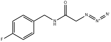 2-azido-N-[(4-fluorophenyl)methyl]acetamide Structure
