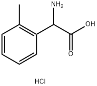 RS-2-Methylphenylglycine hydrochloride 구조식 이미지