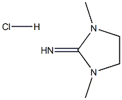 1,3-Dimethylimidazolidin-2-imine hydrochloride 구조식 이미지