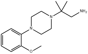 2-[4-(2-Methoxy-phenyl)-piperazin-1-yl]-2-methyl-propylamine Structure