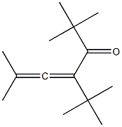 4,5-Heptadien-3-one, 4-(1,1-dimethylethyl)-2,2,6-trimethyl- Structure