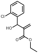 Benzenepropanoic acid, 2-chloro-b-hydroxy-a-methylene-, ethyl ester 구조식 이미지