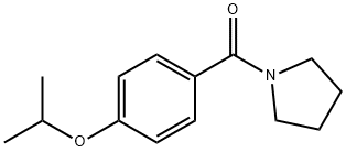 (4-propan-2-yloxyphenyl)-pyrrolidin-1-ylmethanone Structure