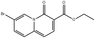 4H-Quinolizine-3-carboxylic acid, 7-bromo-4-oxo-, ethyl ester 구조식 이미지