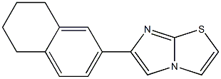 6-(5,6,7,8-tetrahydronaphthalen-2-yl)imidazo[2,1-b][1,3]thiazole 구조식 이미지