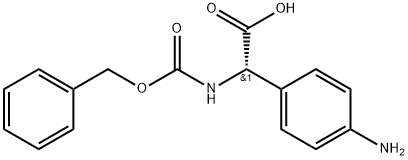 N-Cbz-S-4-Amino-Phenylglycine 구조식 이미지