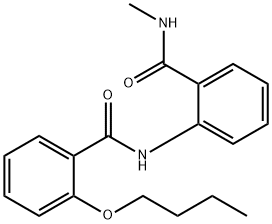 2-butoxy-N-{2-[(methylamino)carbonyl]phenyl}benzamide Structure