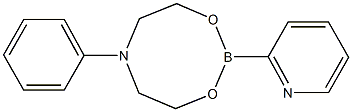 6-phenyl-2-pyridin-2-yl-1,3,6,2-dioxazaborocane 구조식 이미지