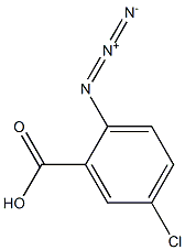 2-Azido-5-chlorobenzoic acid 구조식 이미지