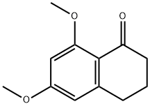 1(2H)-Naphthalenone, 3,4-dihydro-6,8-dimethoxy- Structure