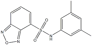 N-(3,5-dimethylphenyl)-2,1,3-benzoxadiazole-4-sulfonamide Structure